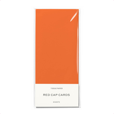 Neon Orange Spot Tissue paper|Red Cap Cards