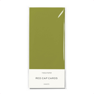 Chartreuse Spot Tissue paper|Red Cap Cards