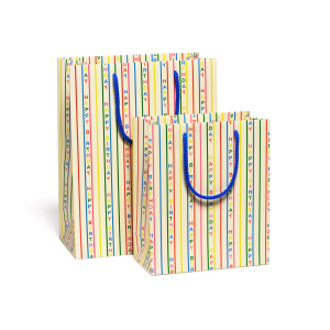 Birthday Stripes SPOT Large Bag|Red Cap Cards