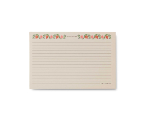 Pack Of 12 Cherry Farm Recipe Cards|Rifle Paper