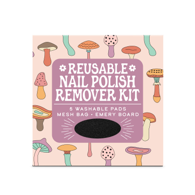 Mushroom Melody Reusable Nail Polish Remover Kit|Studio Oh