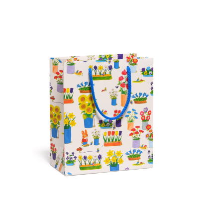 Busytown Flowers Medium Bag|Red Cap Cards