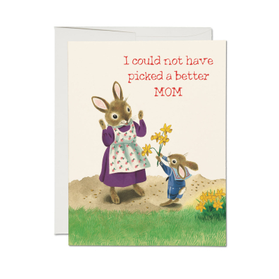 Daffodil Mom Mothers Day Card|Red Cap Cards