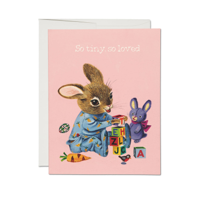 So Tiny So Loved Baby Card|Red Cap Cards