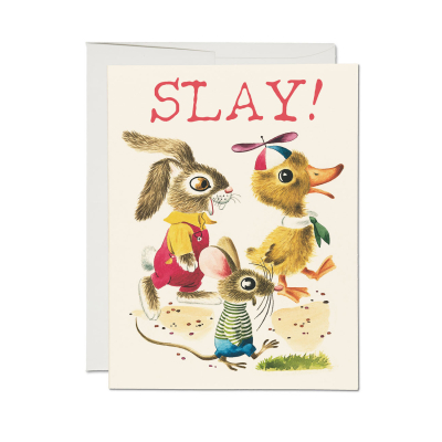 Slay Buddies Encouragement Card|Red Cap Cards