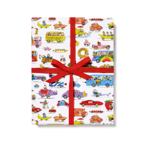 Busytown Cars Wrap|Red Cap Cards