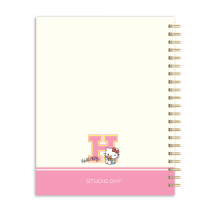 Hello Kitty College Letters Extra Large Spiral Notebook