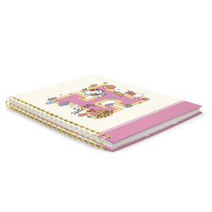 Hello Kitty College Letters Extra Large Spiral Notebook