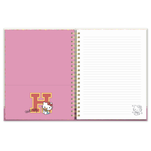 Hello Kitty College Letters Extra Large Spiral Notebook