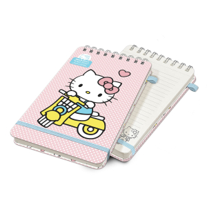 Hello Kitty Classic Pink Top-Spiral Notebook