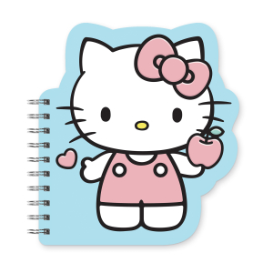 Hello Kitty Classic Blue Die-Cut Spiral Notebook