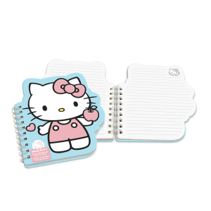 Hello Kitty Classic Blue Die-Cut Spiral Notebook