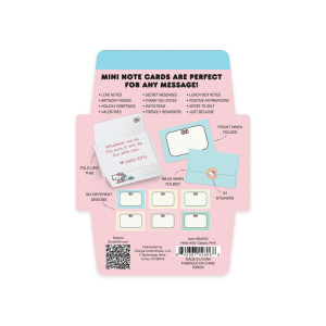 Hello Kitty Classic Pink Mini Note Cards