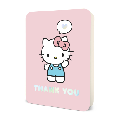 Hello Kitty Thank You Deluxe Greeting Card