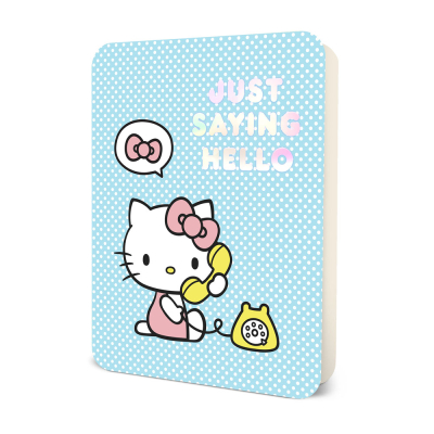 Hello Kitty Just Saying Hello Deluxe Greeting Card