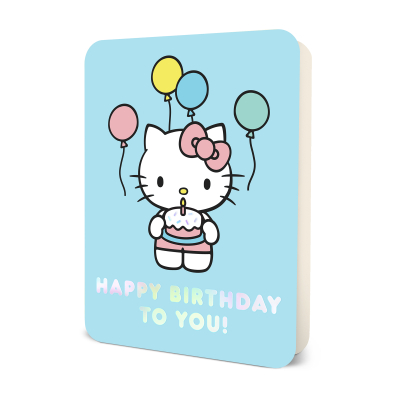 Hello Kitty Happy Birthday Deluxe Greeting Card