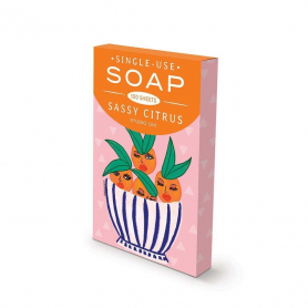 Single-Use Soap Sheets Sassy Citrus|Studio Oh
