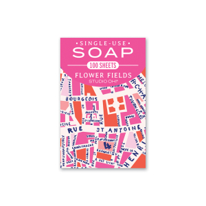 Rues de Paris Single-Use Soap Sheets|Studio Oh