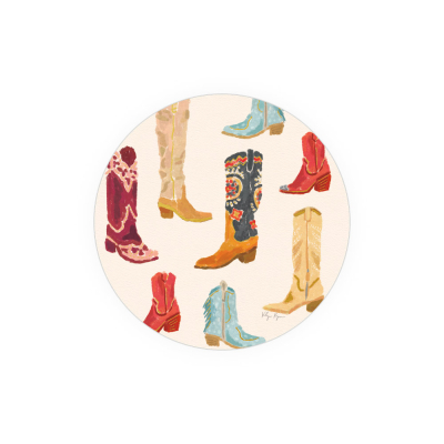 Cowgirl Boots Coaster|Seedlings