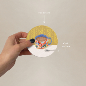 Sweet Comfort Round Coaster|Seedlings