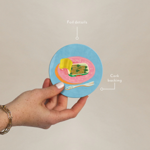 Sardine Plate Round Coaster|Seedlings