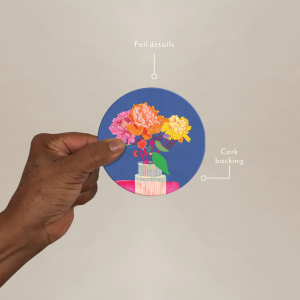 Happiness Round Coaster|Seedlings