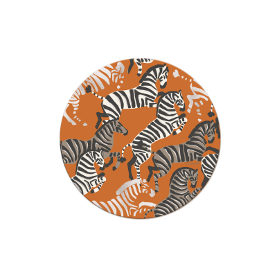 Zebra Race Round Coaster|Seedlings