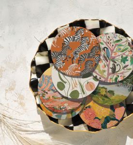 Zebra Race Round Coaster|Seedlings