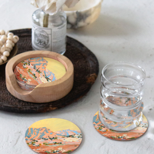 Shadow Rocks Round Coaster|Seedlings