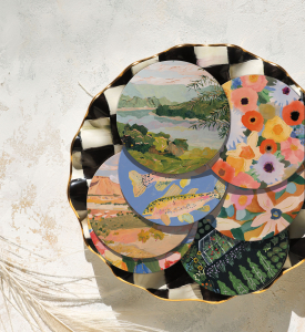 River Bank Round Coaster|Seedlings