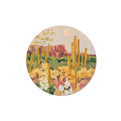 Desert Moonlight Round Coaster|Seedlings