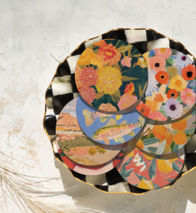 Marigolds Round Coaster|Seedlings