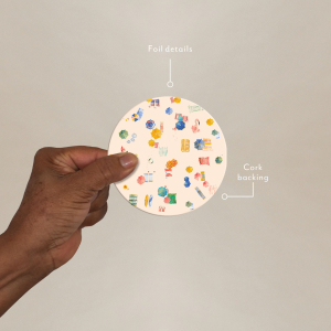 Beach Bums Round Coaster|Seedlings