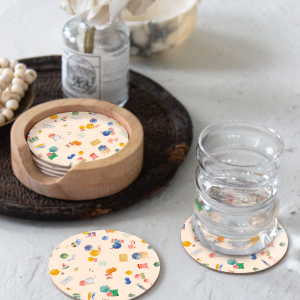 Beach Bums Round Coaster|Seedlings