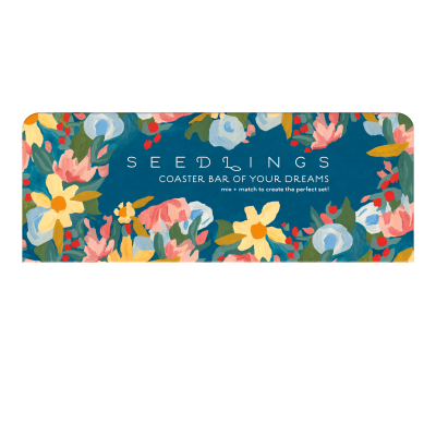 Seedlings Coaster Display Sign|Seedlings