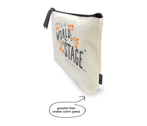 Shakespeare, The World'S A Stage - 6.75" X 10" Zipper|Nelson