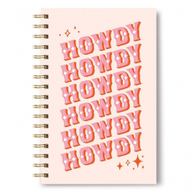 Howdy Partner Medium Spiral Notebook|Studio Oh
