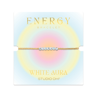 White Aura Energy Bracelet|Studio Oh!