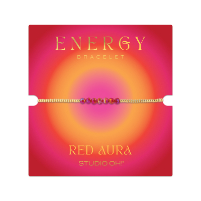 Red Aura Energy Bracelet|Studio Oh!