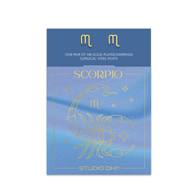 Scorpio Zodiac Earrings|Studio Oh!