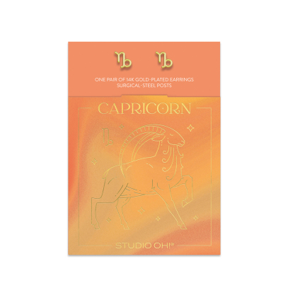 Capricorn Zodiac Earrings|Studio Oh!