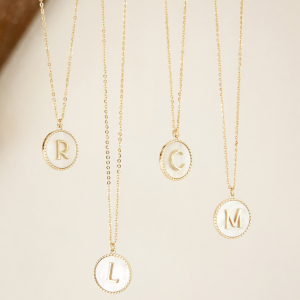 Courageous Monogram Necklace|Studio Oh!