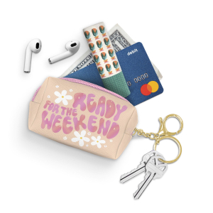 Ready for the Weekend Key Chain Pouch|Studio Oh!