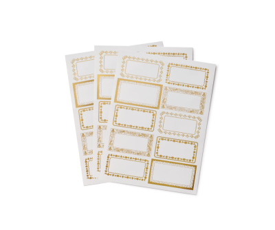 Gold Floral Labels|Rifle Paper