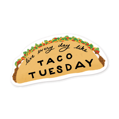 STICKER Taco Tuesday