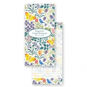 MAGNETIC NOTEPAD Spring Flowers And Butterflies|Museums & Ga
