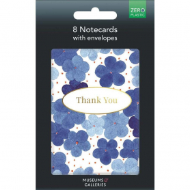 NOTECARD Blue Hydrangea