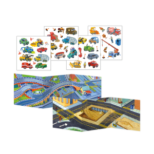 Cars & Trucks Reusable Sticker Tote|Peaceable Kingdom