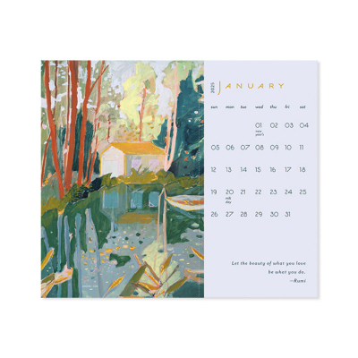 Escapes 2025 Postcard Calendar