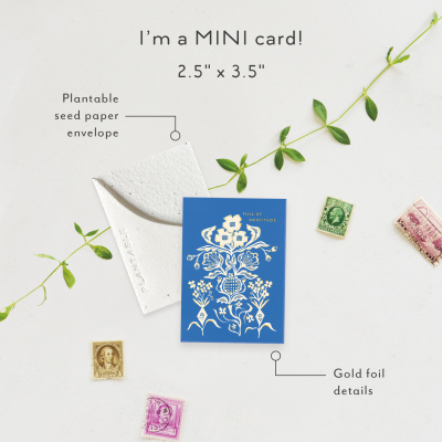 Blue Flower Bouquet|Seedlings